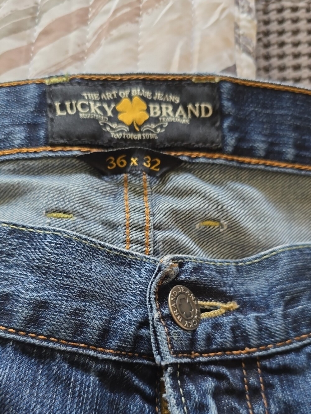 Lucky Brand Men’s "Super Slim" Blue Relaxed Fit Jeans 36x32